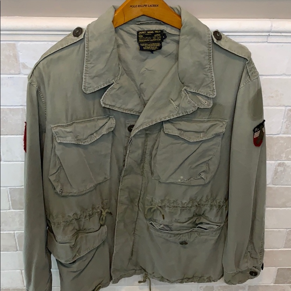 Polo Ralph Lauren Field Military Jacket SZ M New